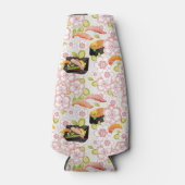 Japans eten: Sushi Pattern 2 Flesjeskoeler (Voorkant)