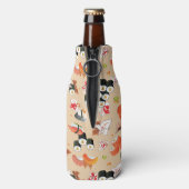 Japans eten: Sushi Pattern 3 Flesjeskoeler (Fles Achterkant)