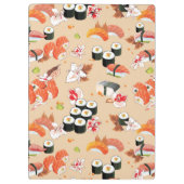 Japans eten: Sushi Pattern 3 Klembord (Achterkant)
