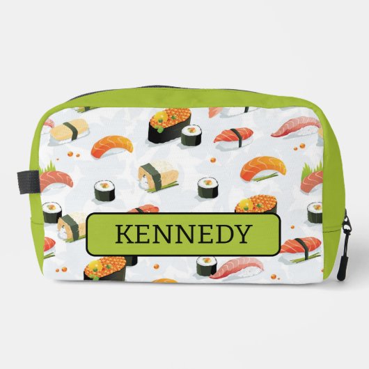 Japans eten: Sushi Pattern Toilettasje (Voorkant)