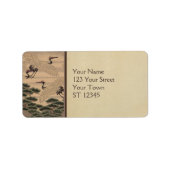 Japans Fabric-adreslabel Etiket (Voorkant)