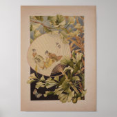  Japans fan  muur kunst poster (Voorkant)