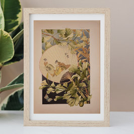 Japans fan muur kunst poster