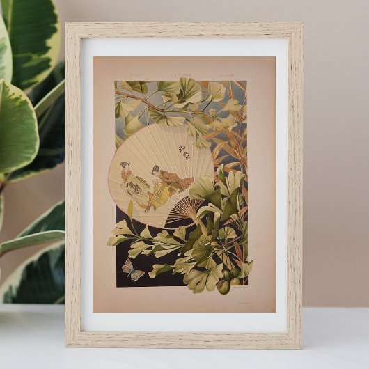  Japans fan  muur kunst poster