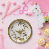  Japans faux goudporseleinen kraan Japandi Papieren Bordje (Feest)