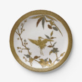  Japans faux goudporseleinen kraan Japandi Papieren Bordje (Voorkant)