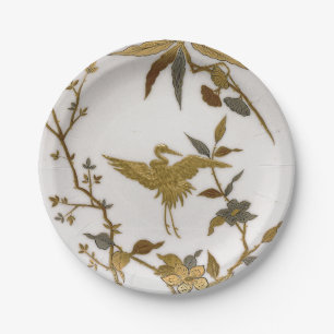 Japans faux goudporseleinen kraan Japandi Papieren Bordje