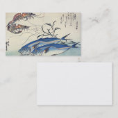 JAPANS FISH and SHRIMP Visitekaartje (Voorkant / Achterkant)