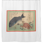  JAPANS FISH DESIGN Shower Curtain Douchegordijn (Voorkant)
