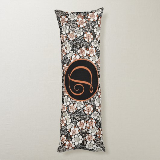 Japans flessenpatroon lichaamskussen (Achterkant (Verticaal))