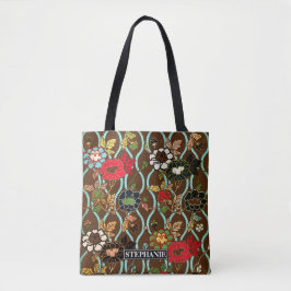  Japans Floral Design Tote Bag