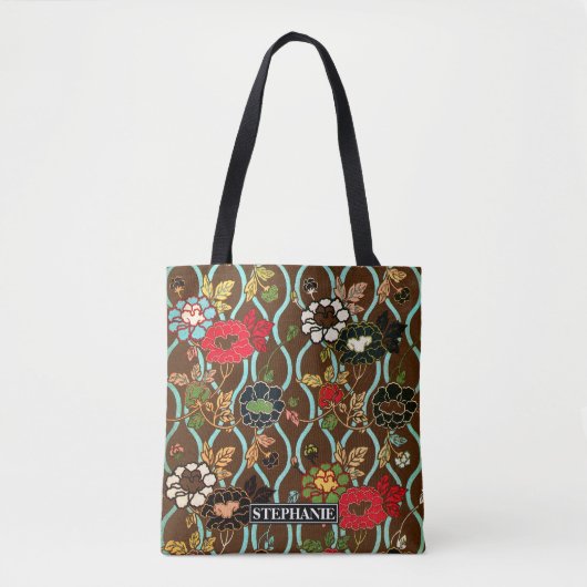 Japans Floral Design Tote Bag (Voorkant)