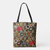 Japans Floral Design Tote Bag (Achterkant)