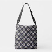 Japans Floral Pattern Crossbody Tas (Voorkant)