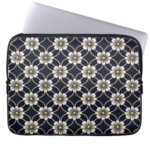 Japans Floral Pattern Laptop Sleeve