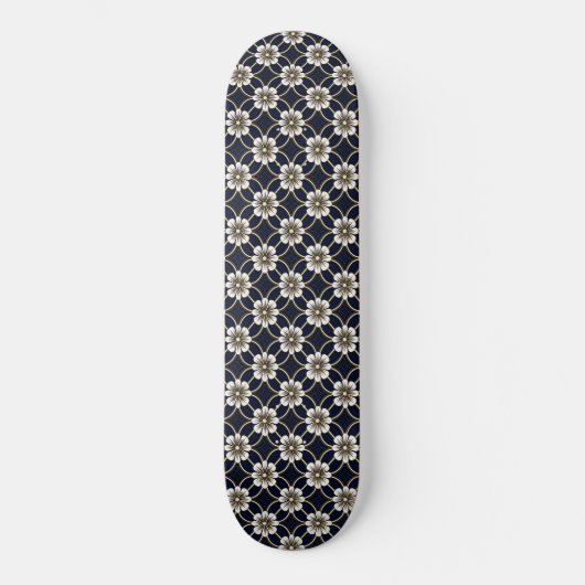 Japans Floral Pattern Persoonlijk Skateboard (Voorkant)