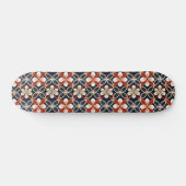 Japans Floral Pattern Persoonlijk Skateboard (Horizontaal)