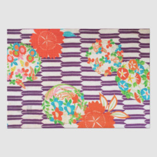 Japans Floral Pattern Tissuepapier