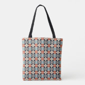 Japans Floral Pattern Tote Bag (Achterkant)