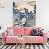 Japans gebergte canvas afdruk (Insitu (Woonkamer))