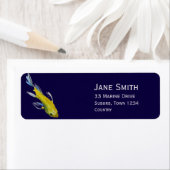 Japans Geel Koi originele kunstvis Etiket (Insitu)