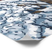  Japans geïllustreerd Poster (Hoek)