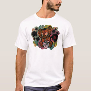 Japans geïnspireerd Beer graffiti - Abstract ontw T-shirt