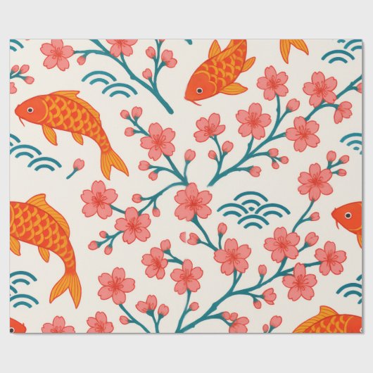 Japans geïnspireerd cadeaupapier (Vlak)