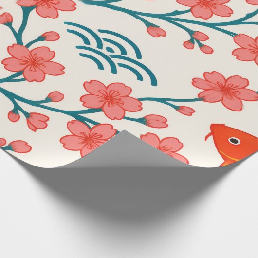 Japans geïnspireerd cadeaupapier (Hoek)