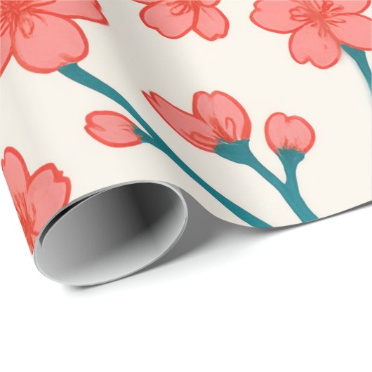 Japans geïnspireerd cadeaupapier (Rol Hoek)