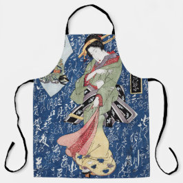 Japans Geisha (1828) Keisai Eisen - Artistiek Apr Schort