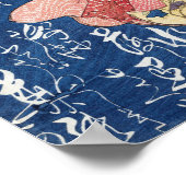 Japans Geisha (1828) Keisai Eisen - mat Poster (Hoek)