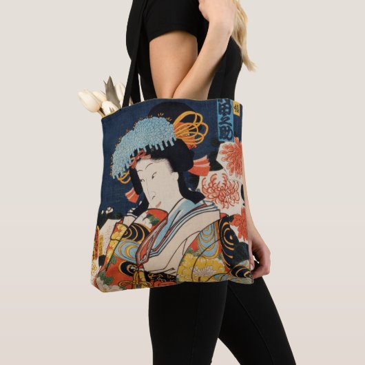 Japans geisha Art Asian Orient Colorful Tote Bag (Dichtbij)