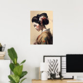  Japans Geisha Art Print Poster (Thuiskantoor)