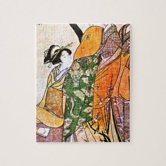  Japans Geisha Artwork Legpuzzel (Verticaal)