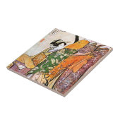  Japans Geisha Artwork Tegeltje (Zijkant)