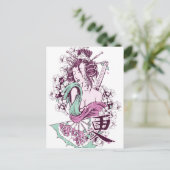 Japans Geisha Briefkaart (Staand voorkant)
