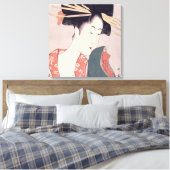 Japans Geisha Canvas Afdruk (Insitu (Slaapkamer))