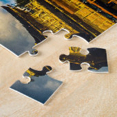 Japans geisha Castle met reflectie Legpuzzel (Zijkant)