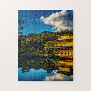 Japans geisha Castle met reflectie Legpuzzel