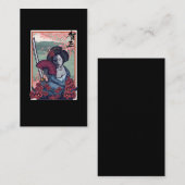 Japans Geisha Death Samurai Girl Visitekaartje (Voorkant / Achterkant)