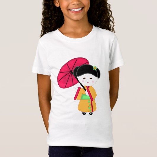Japans Geisha Girl T-shirt (Voorkant)
