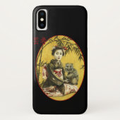 Japans Geisha iPhone X Hoesje (Achterkant)