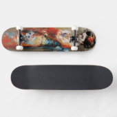 Japans Geisha kawaii meisje anime Skateboard (Horizontaal)