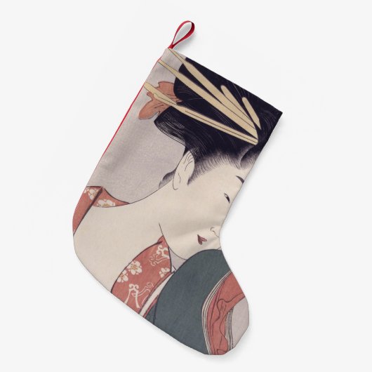 Japans Geisha Kleine Kerstsok (Voorkant (Hangend))