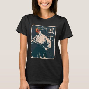 Japans Geisha Kunstwerk Japans Retro Japan Samur T-shirt