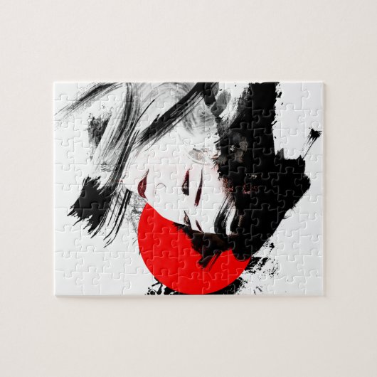 Japans Geisha Legpuzzel (Horizontaal)