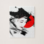 Japans Geisha Legpuzzel (Verticaal)