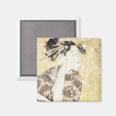 Japans Geisha Magneet (Voorkant / Achterkant)