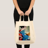 Japans Geisha, origineel kunstschilderij van de wa Tote Bag (Voorkant (product))